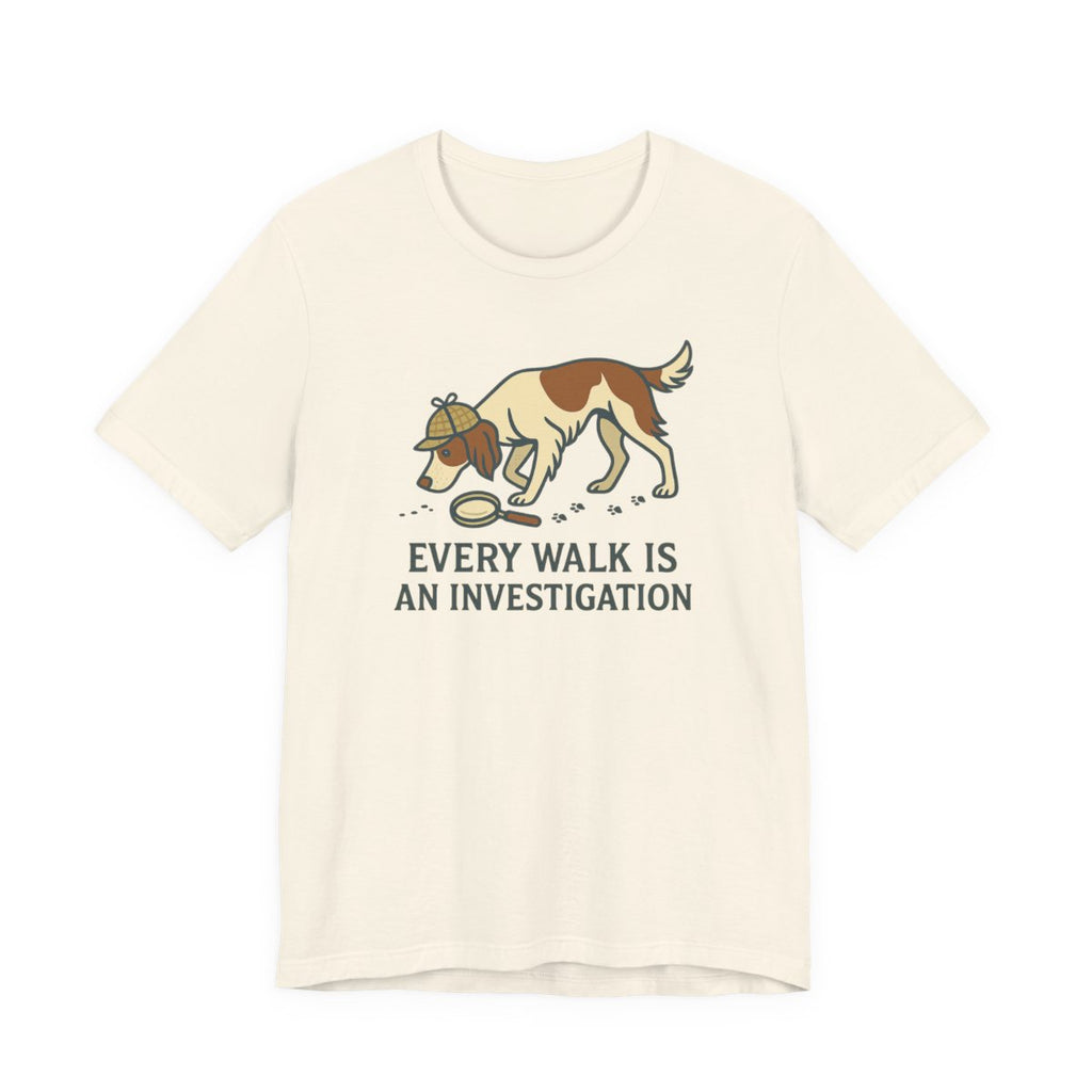 Irish Red and White Setter Every Walk Is an Investigation Tee