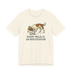Irish Red and White Setter Every Walk Is an Investigation Tee