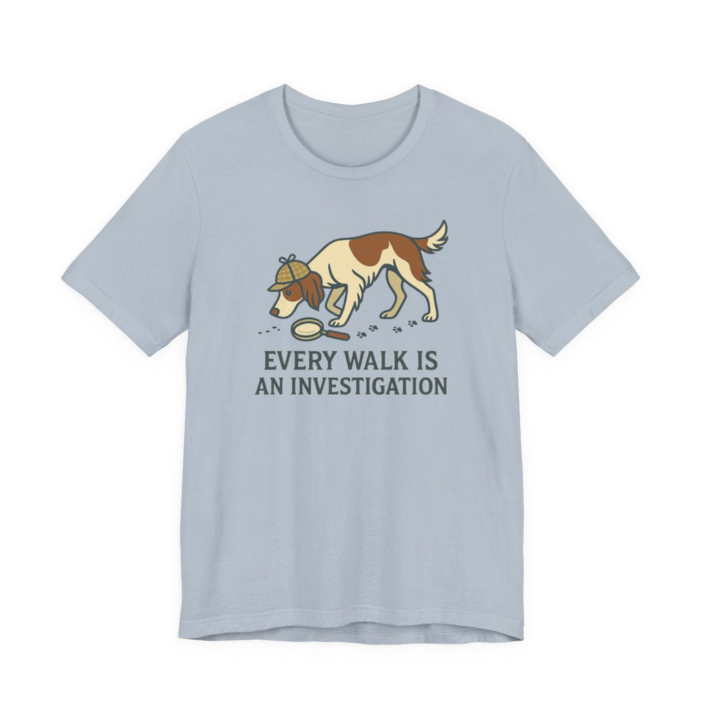 Irish Red and White Setter Every Walk Is an Investigation Tee