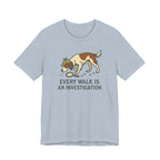 Irish Red and White Setter Every Walk Is an Investigation Tee