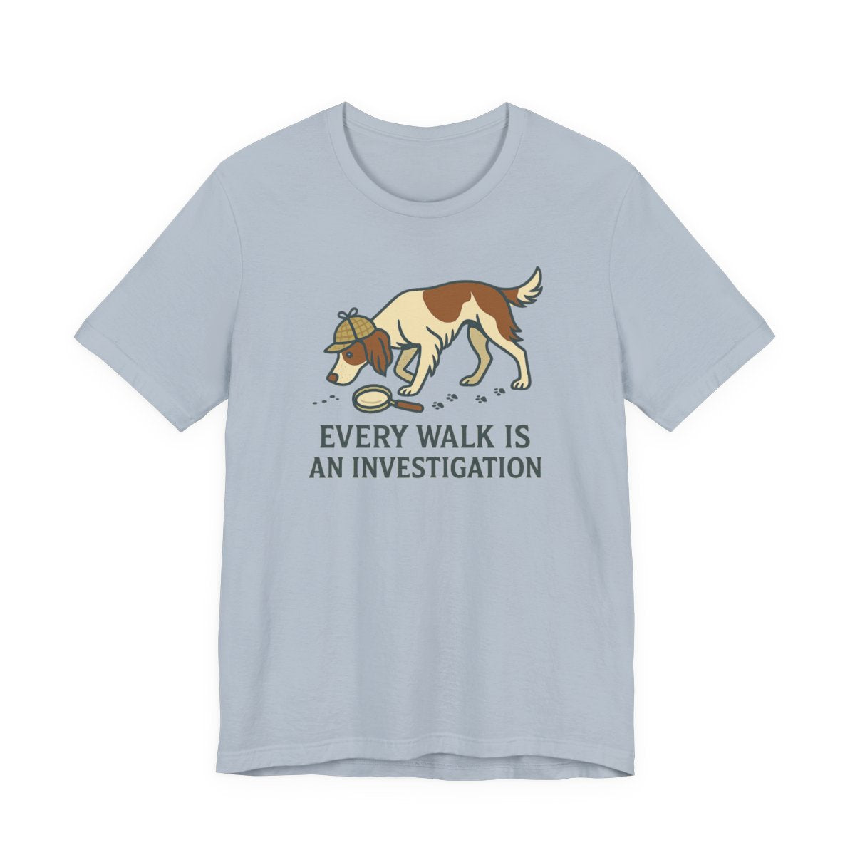 Irish Red and White Setter Every Walk Is an Investigation Tee