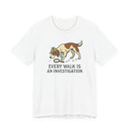 Irish Red and White Setter Every Walk Is an Investigation Tee