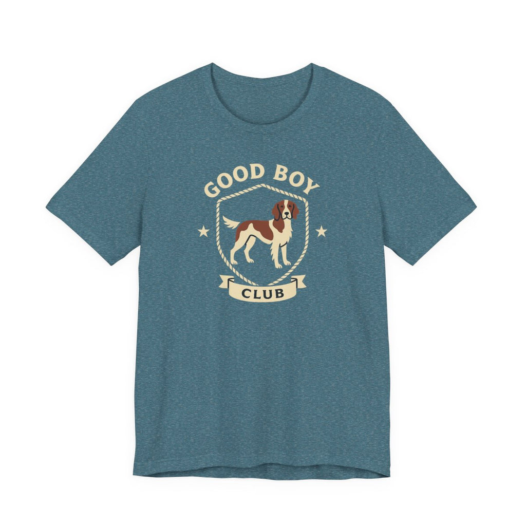 Irish Red and White Setter Good Boy Club Tee