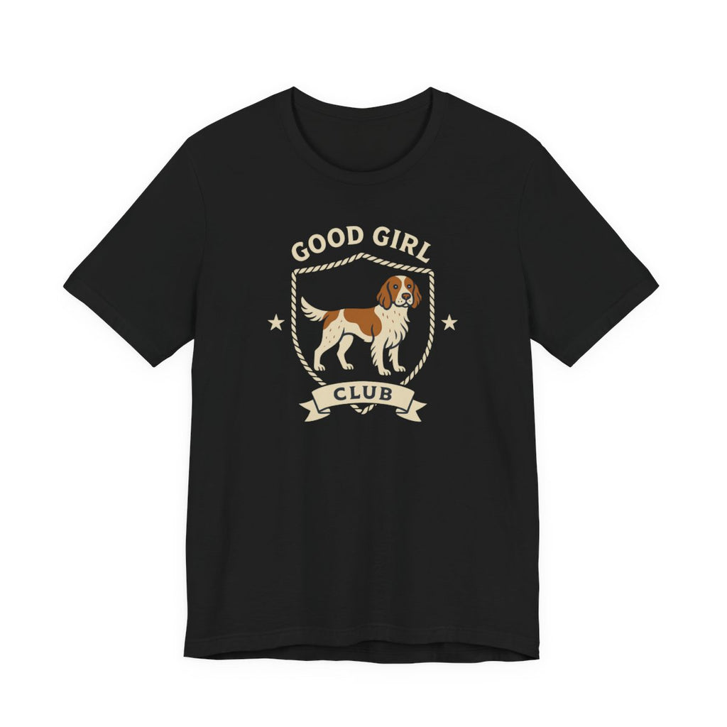 Irish Red and White Setter Good Girl Club Tee