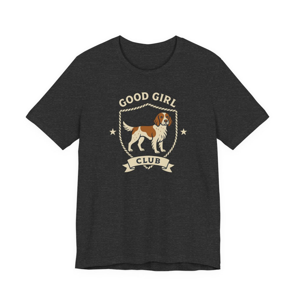 Irish Red and White Setter Good Girl Club Tee