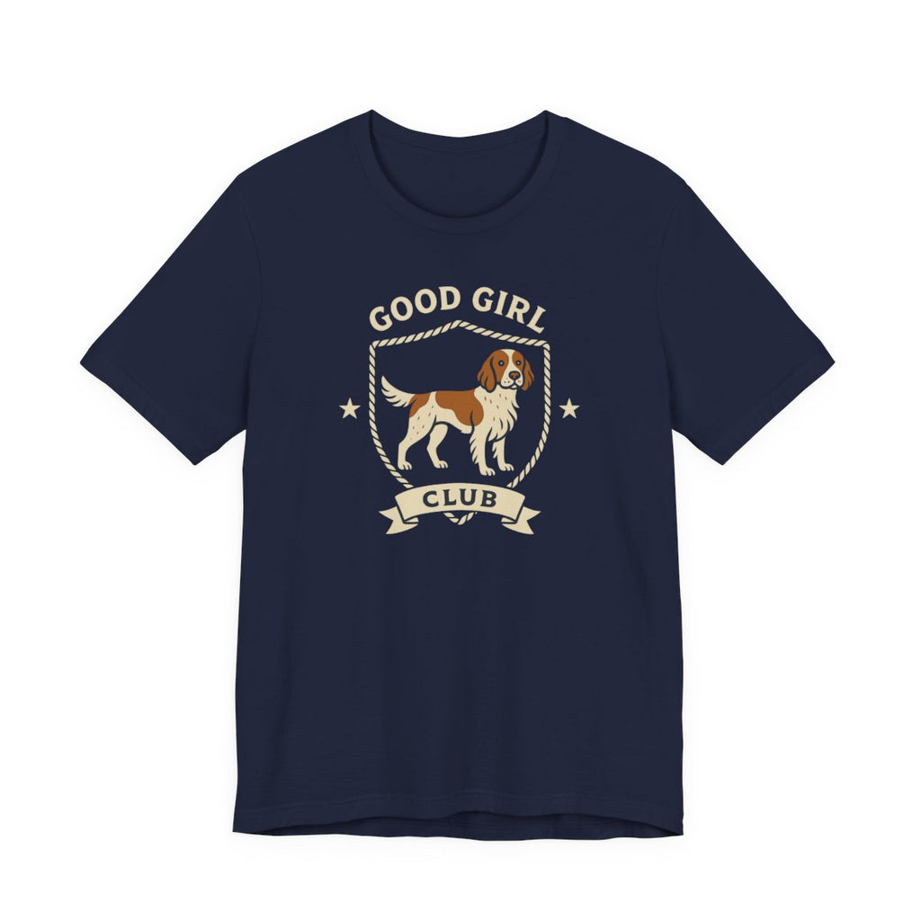 Irish Red and White Setter Good Girl Club Tee