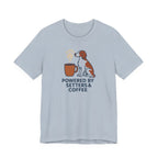 Irish Red and White Setter Powered by Setters and Coffee Tee