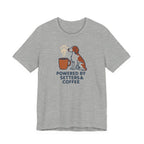 Irish Red and White Setter Powered by Setters and Coffee Tee
