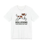 Irish Red and White Setter Rollicking Their Word Not Mine Tee