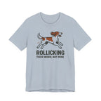 Irish Red and White Setter Rollicking Their Word Not Mine Tee