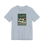 Irish Red and White Setter Slow Down Chase Squirrels Tee