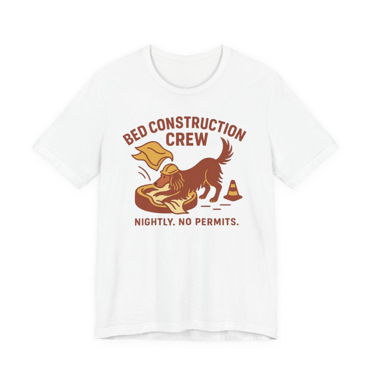 Irish Setter Bed Construction Crew t-shirt, view 4