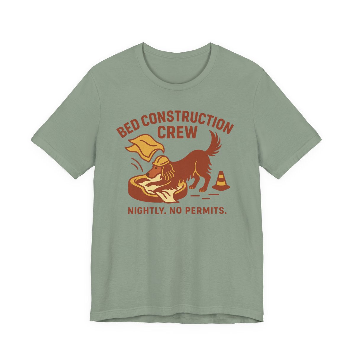 Irish Setter Bed Construction Crew t-shirt, view 6