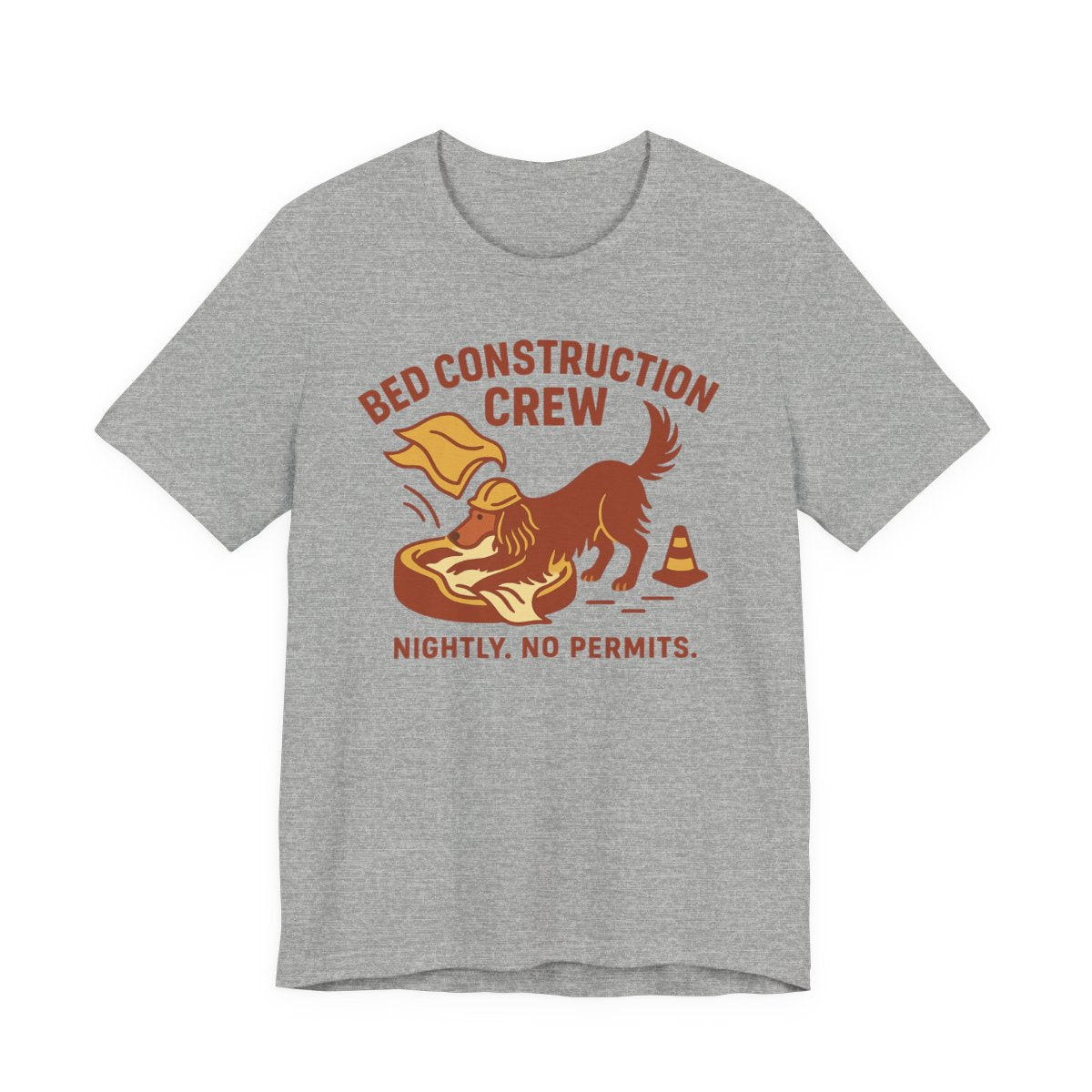 Irish Setter Bed Construction Crew t-shirt, view 3