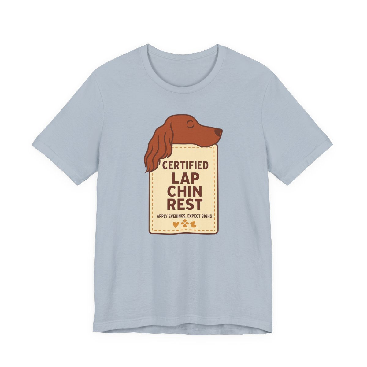 Irish Setter Certified Lap Chin Rest t-shirt, view 7