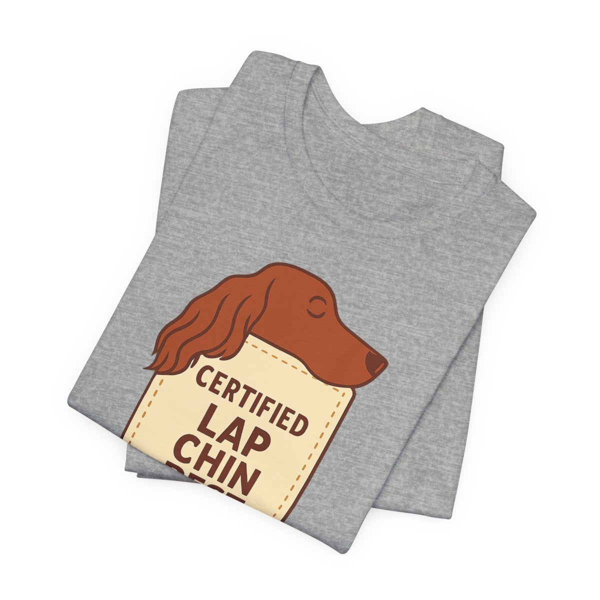 Irish Setter Certified Lap Chin Rest t-shirt, view 2