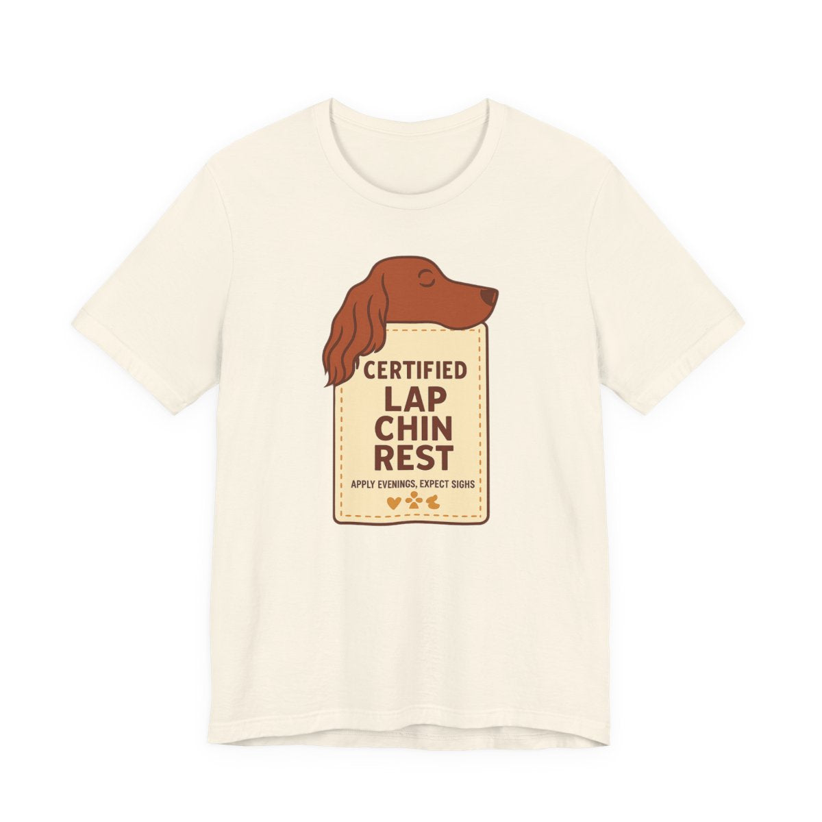 Irish Setter Certified Lap Chin Rest t-shirt, view 5