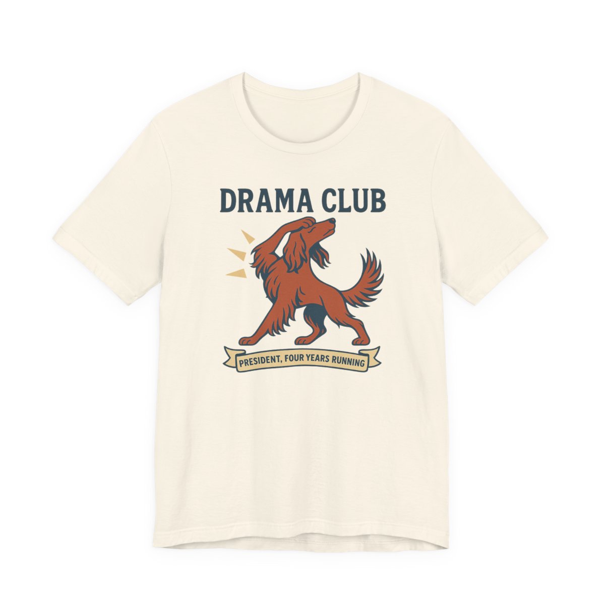 Irish Setter Drama Club President t-shirt, view 5