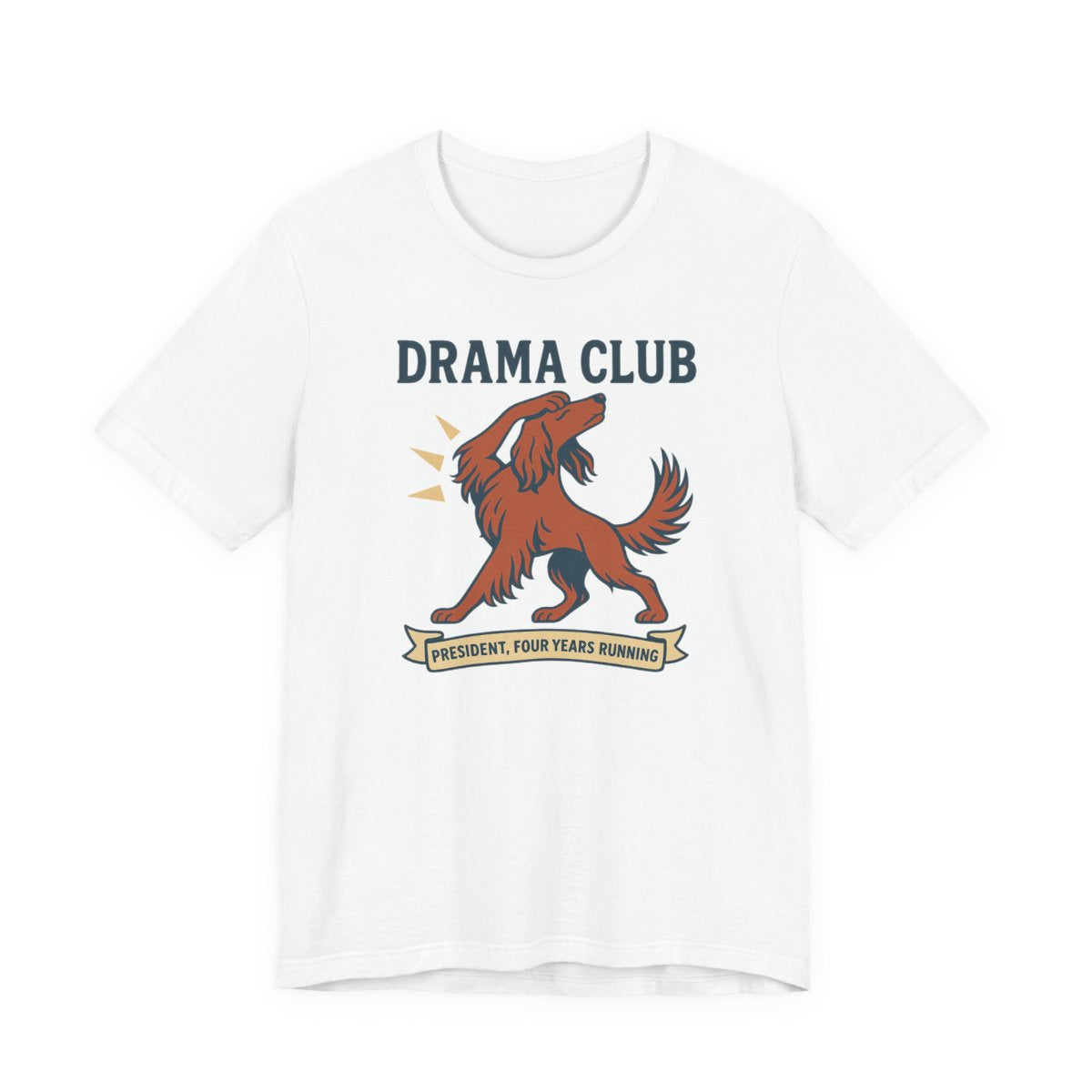 Irish Setter Drama Club President t-shirt, view 4
