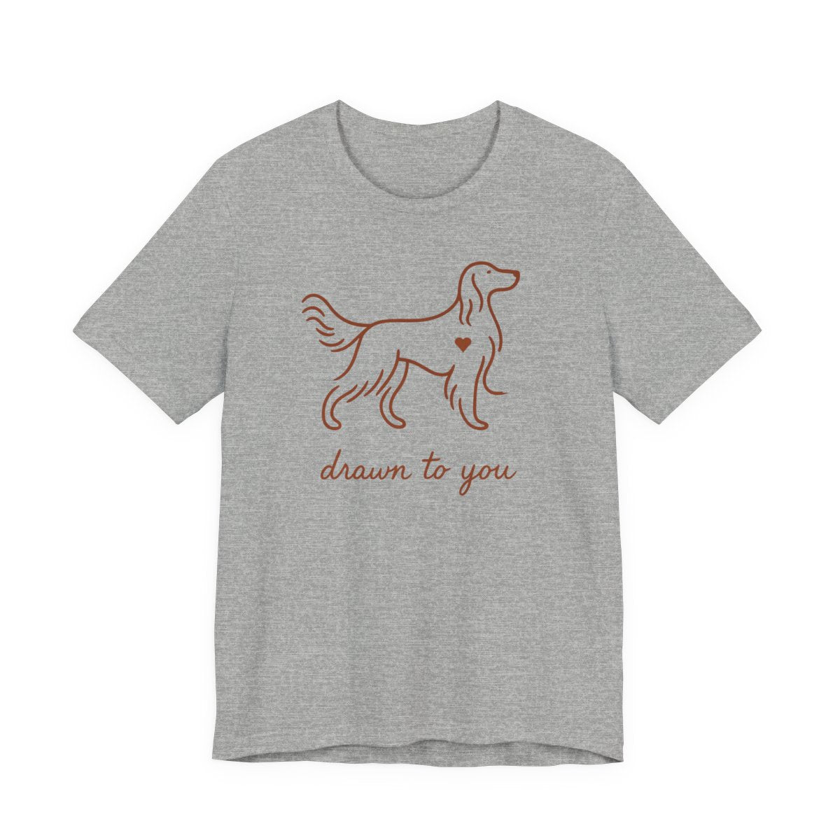 Irish Setter Drawn to You Line Art t-shirt, view 7