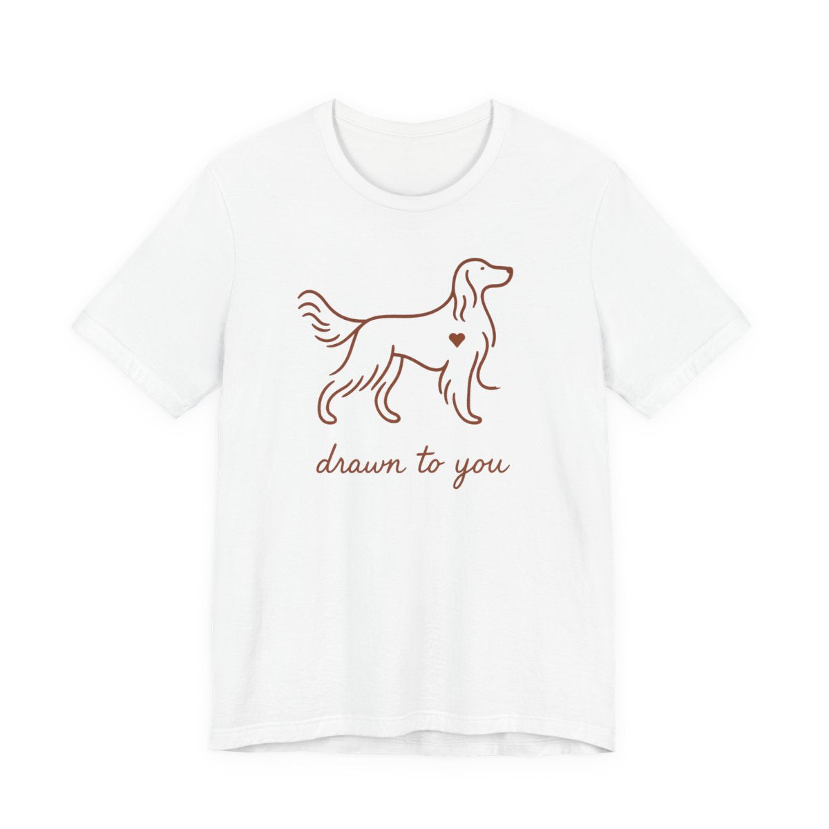 Irish Setter Drawn to You Line Art t-shirt, view 3