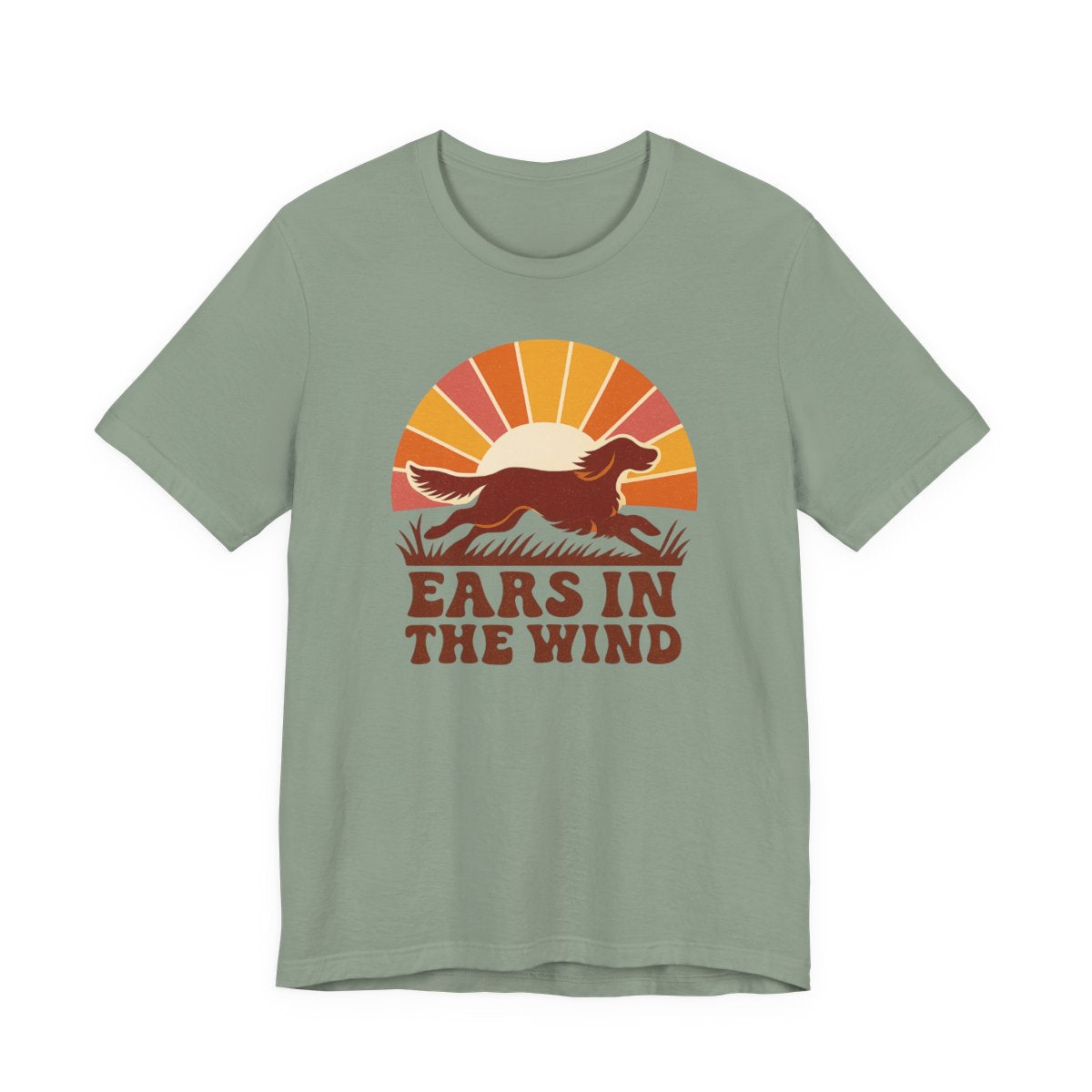 Irish Setter Ears in the Wind t-shirt, view 5