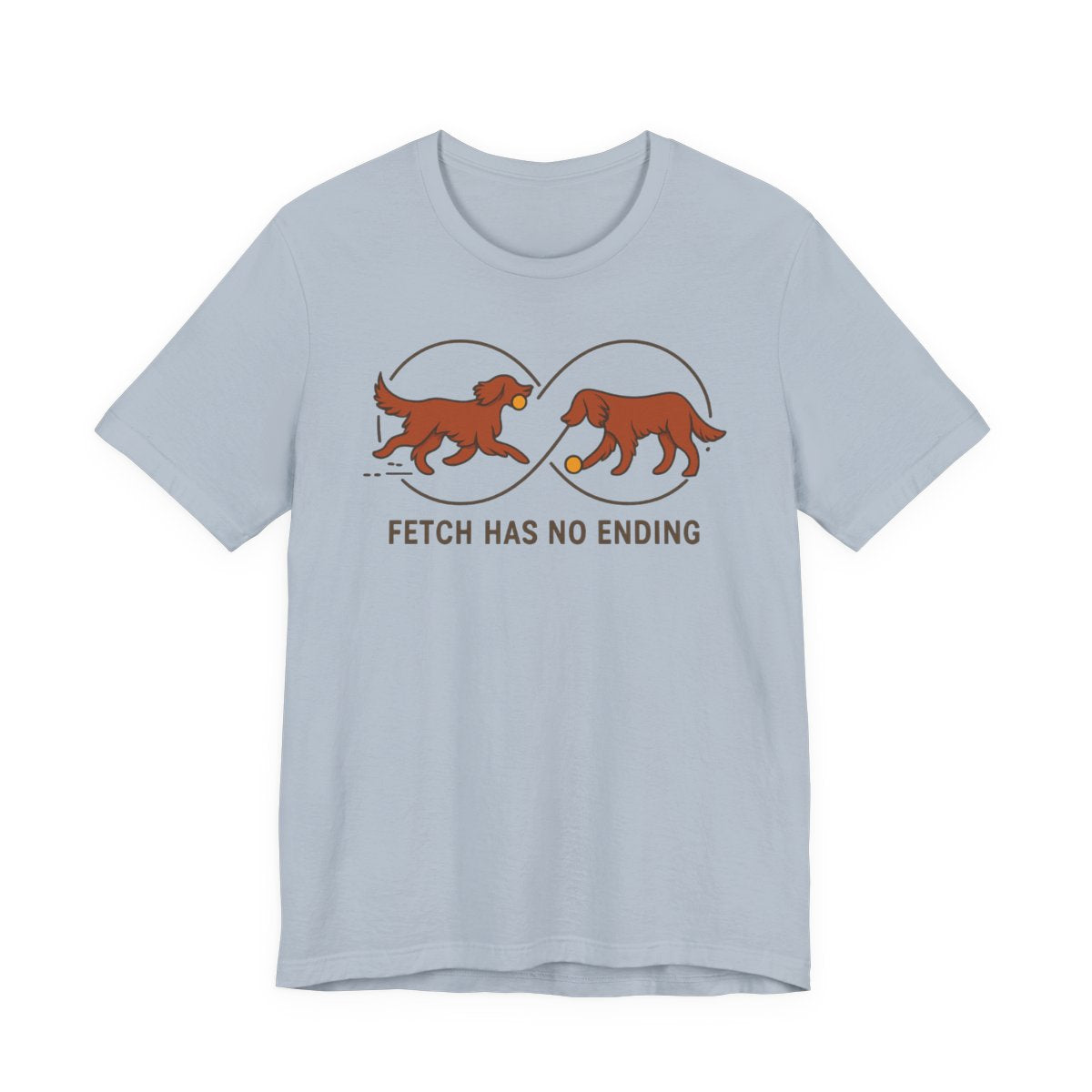 Irish Setter Fetch Has No Ending t-shirt, view 4