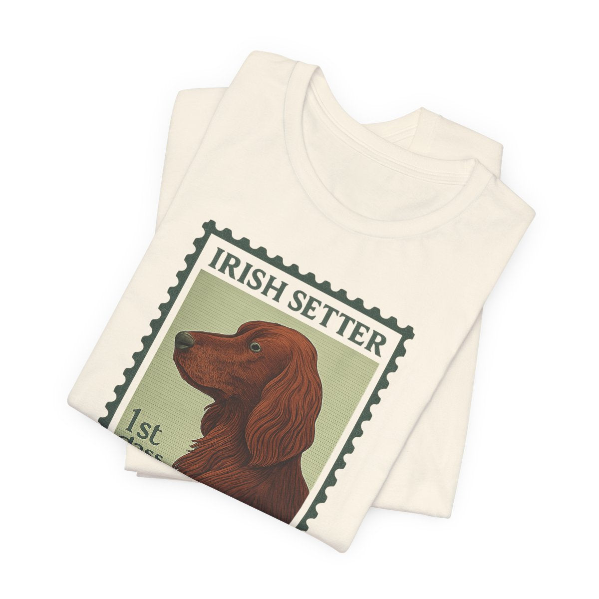 Irish Setter First Class Stamp t-shirt, view 2