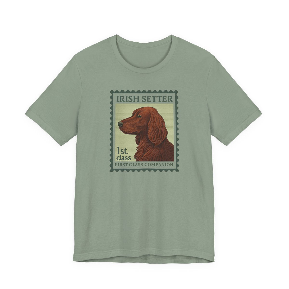 Irish Setter First Class Stamp t-shirt, view 6