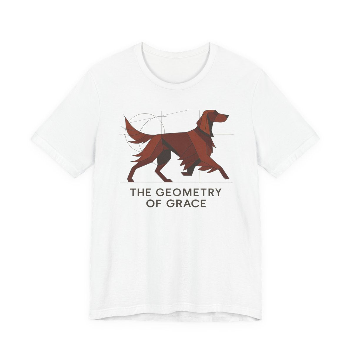 Irish Setter Geometry of Grace t-shirt, view 3
