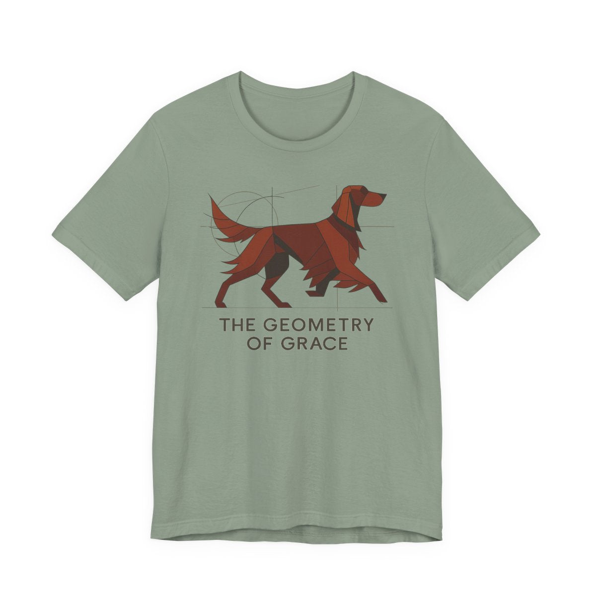 Irish Setter Geometry of Grace t-shirt, view 5