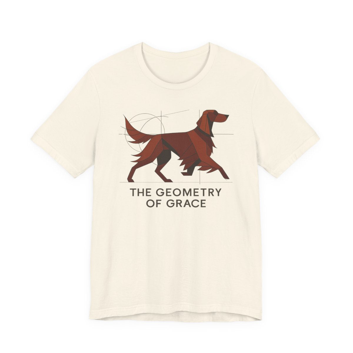 Irish Setter Geometry of Grace t-shirt, view 4