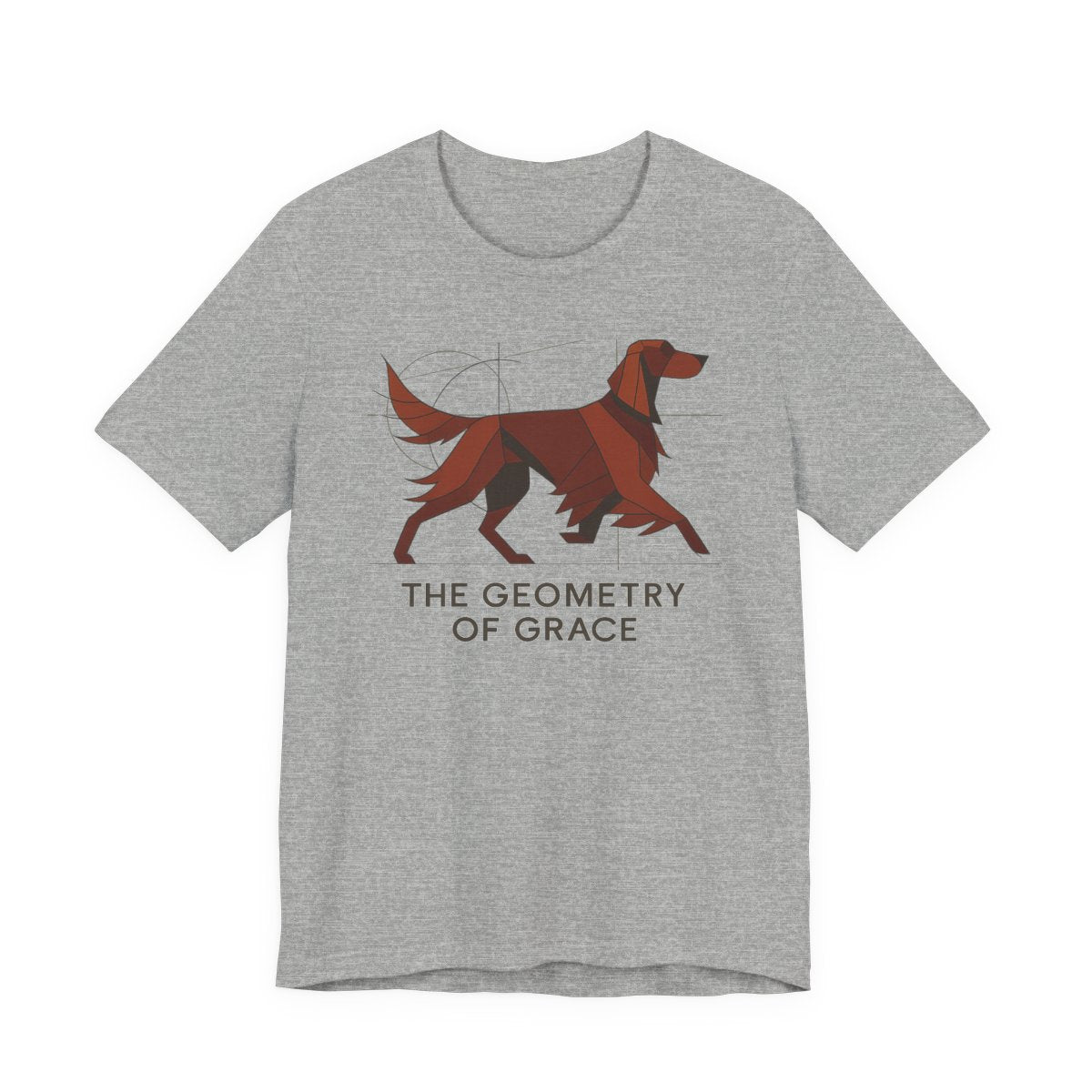 Irish Setter Geometry of Grace t-shirt, view 7