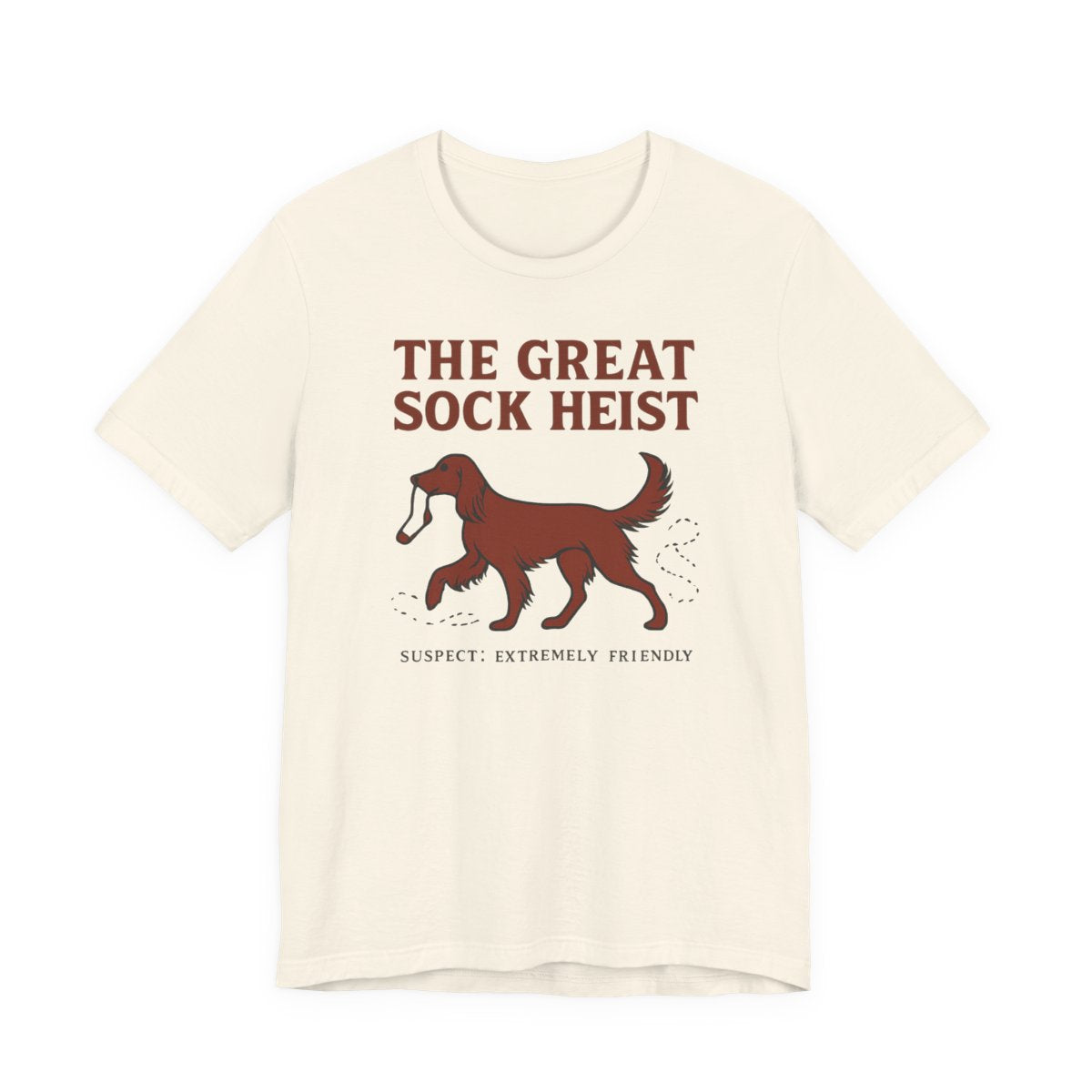 Irish Setter Great Sock Heist t-shirt, view 5