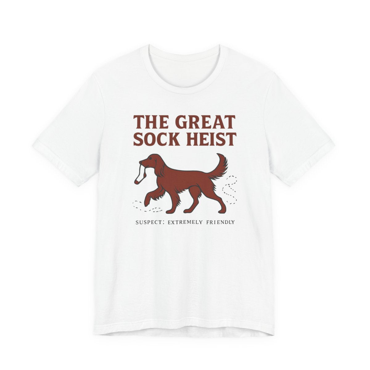 Irish Setter Great Sock Heist t-shirt, view 4