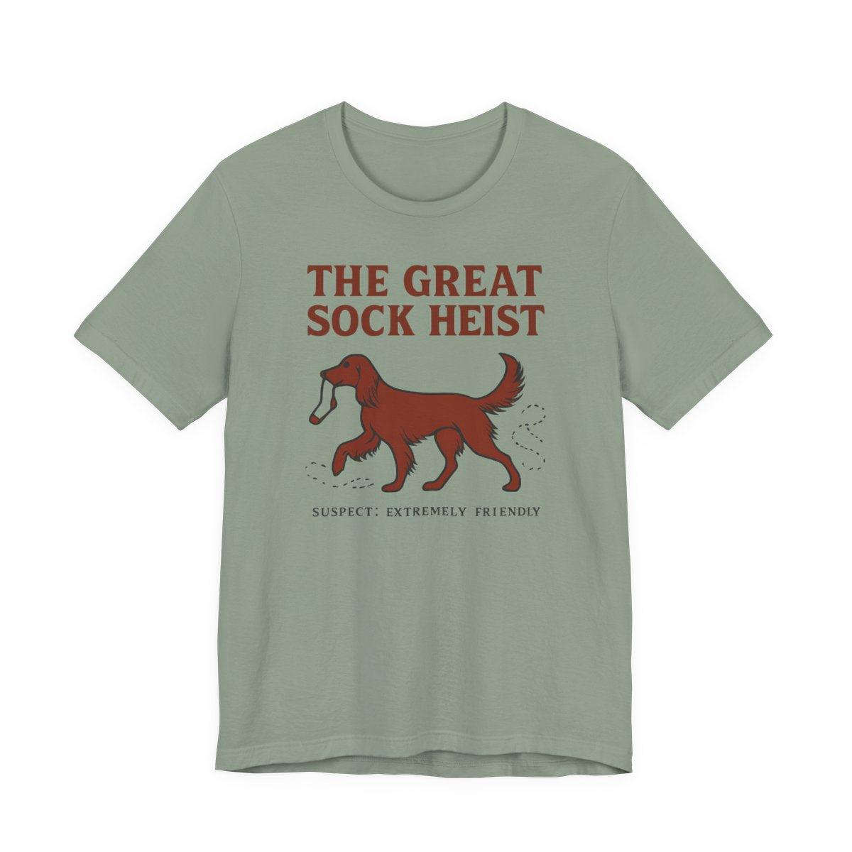 Irish Setter Great Sock Heist t-shirt, view 6