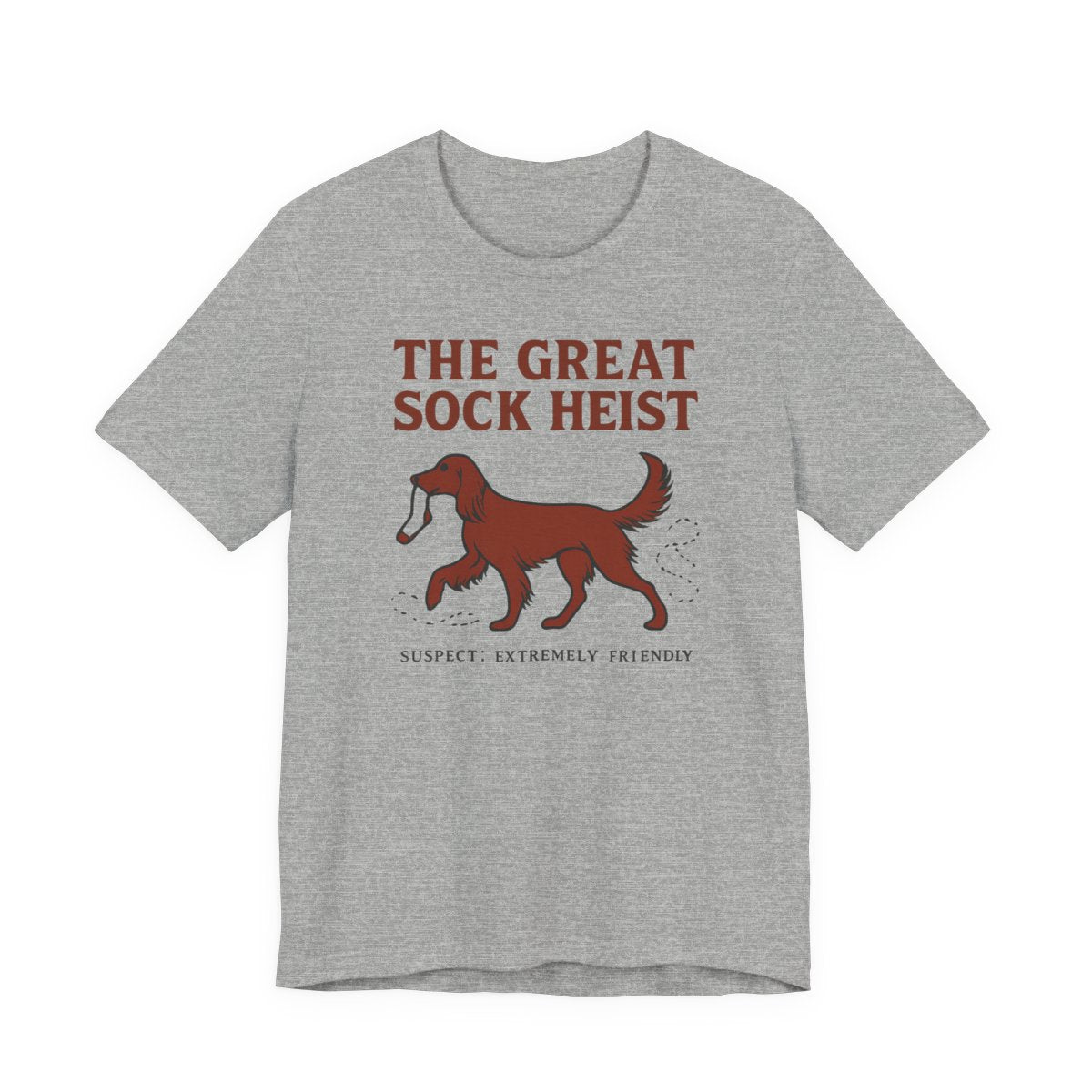 Irish Setter Great Sock Heist t-shirt, view 3