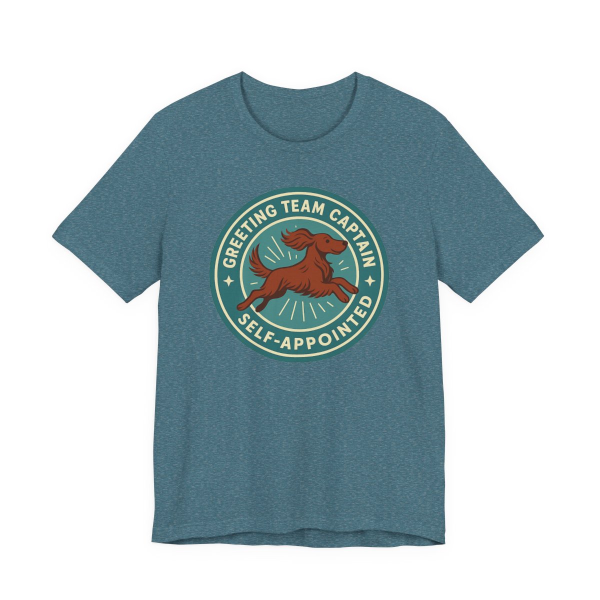 Irish Setter Greeting Team Captain t-shirt, view 5