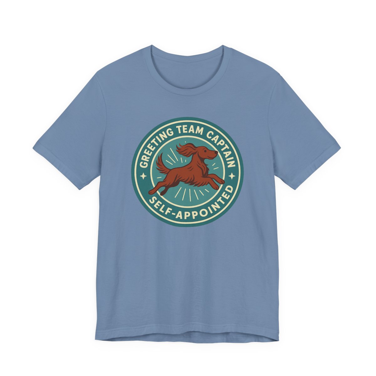 Irish Setter Greeting Team Captain t-shirt, view 3