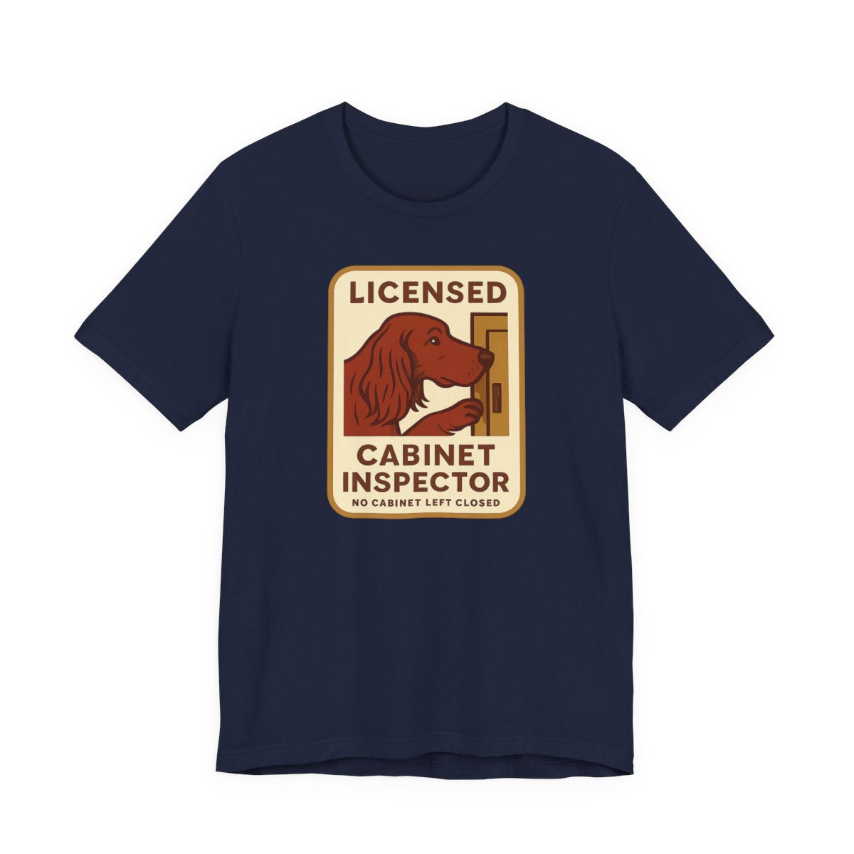 Irish Setter Licensed Cabinet Inspector t-shirt, view 7