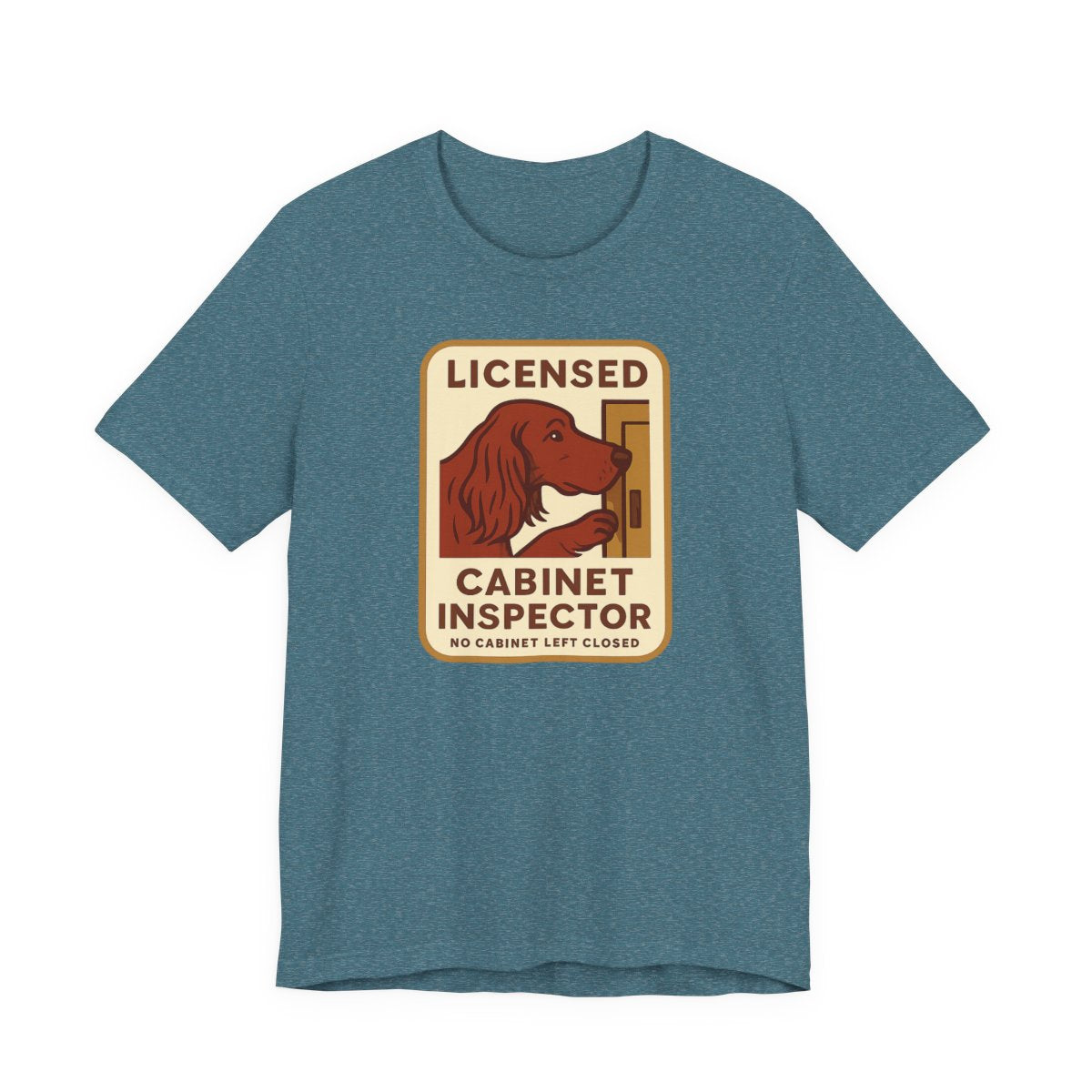 Irish Setter Licensed Cabinet Inspector t-shirt, view 6