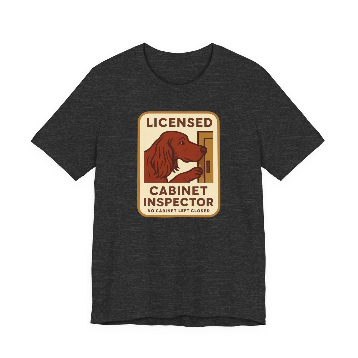 Irish Setter Licensed Cabinet Inspector t-shirt, view 3