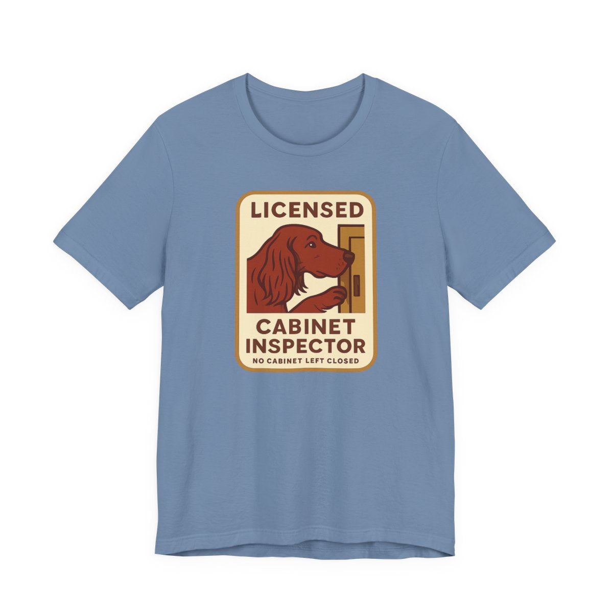 Irish Setter Licensed Cabinet Inspector t-shirt, view 5