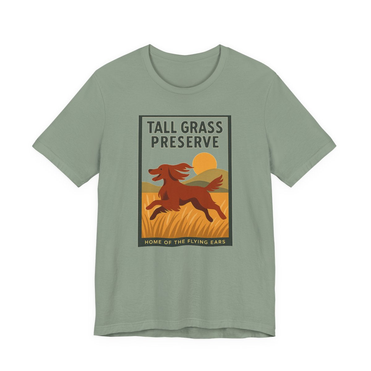 Irish Setter Tall Grass Preserve t-shirt, view 3