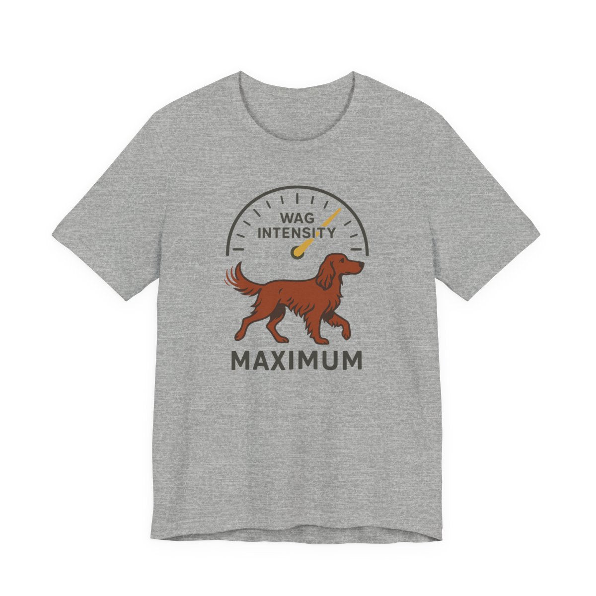 Irish Setter Wag Intensity Maximum t-shirt, view 3