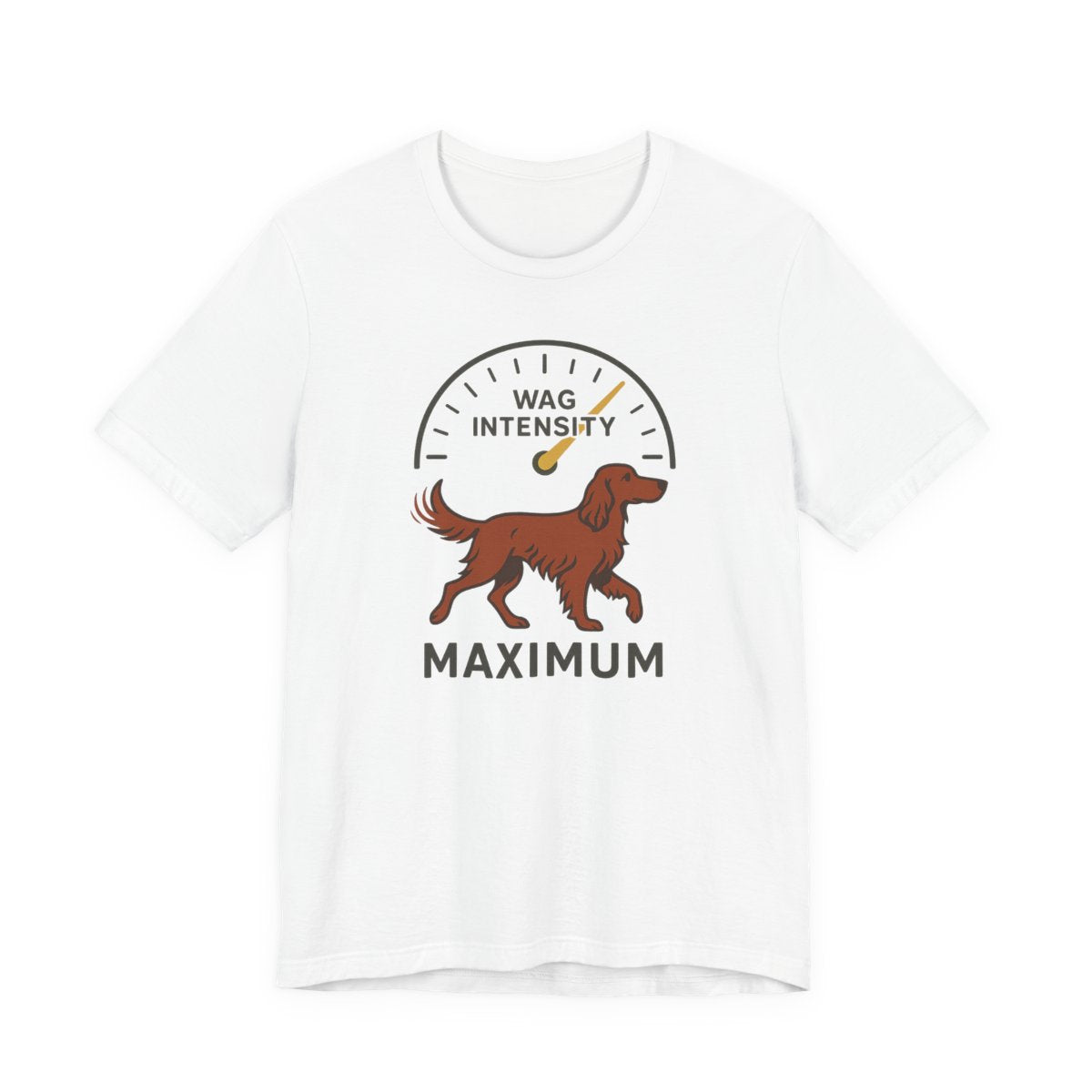 Irish Setter Wag Intensity Maximum t-shirt, view 4