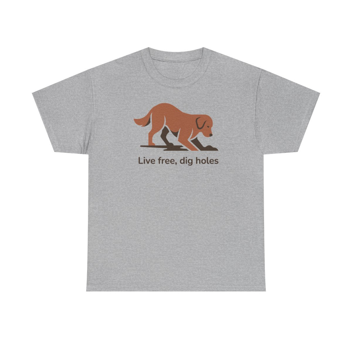 Live Free Happy Golden Retriever T-Shirt