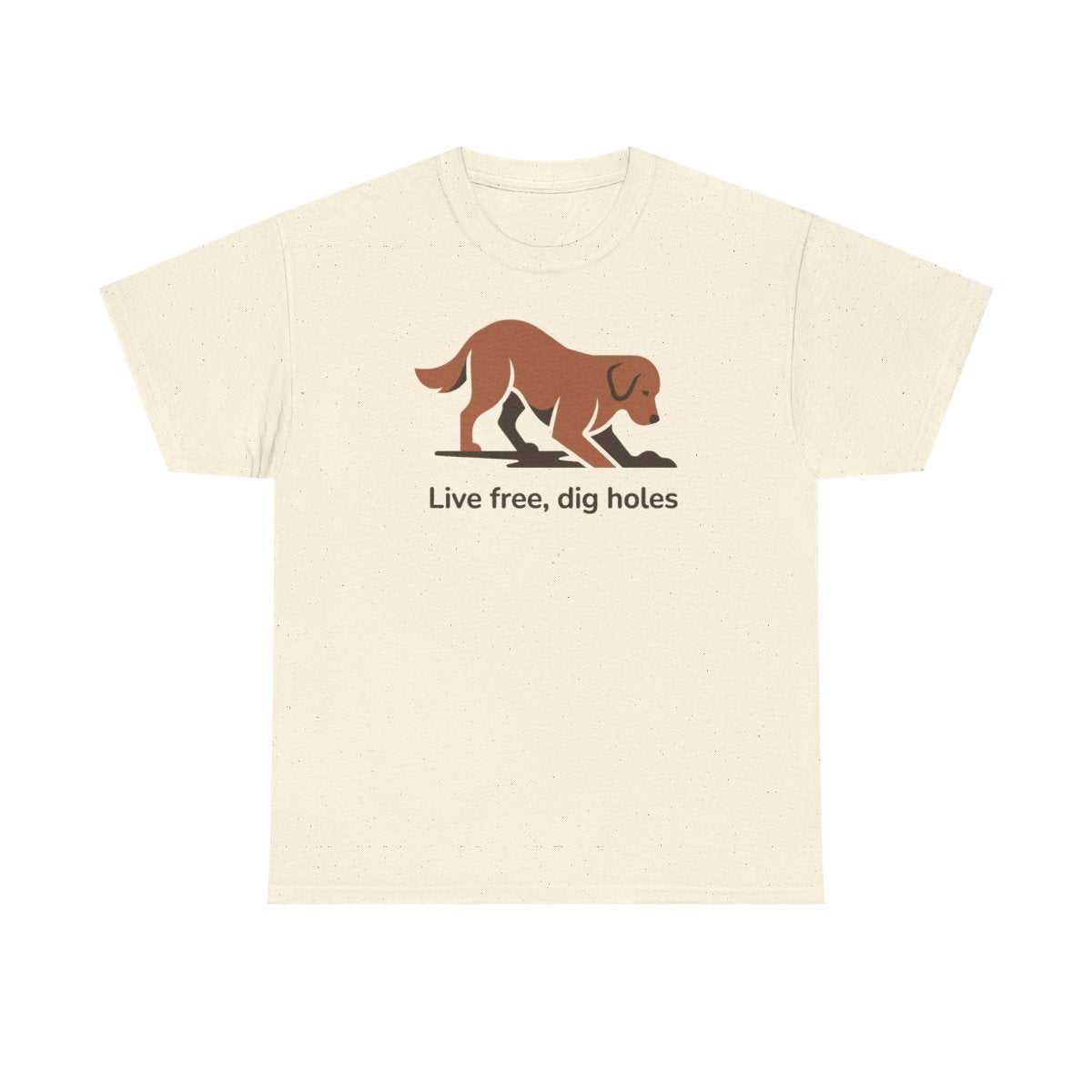 Live Free Happy Golden Retriever T-Shirt