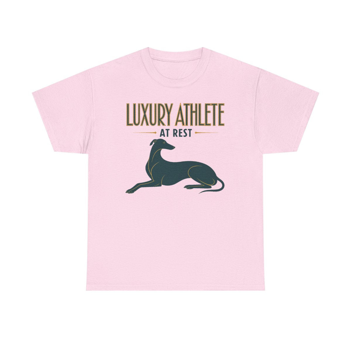 Luxury Athlete At Rest Greyhound T-Shirt