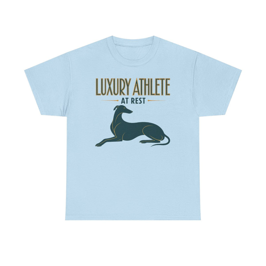 Luxury Athlete At Rest Greyhound T-Shirt